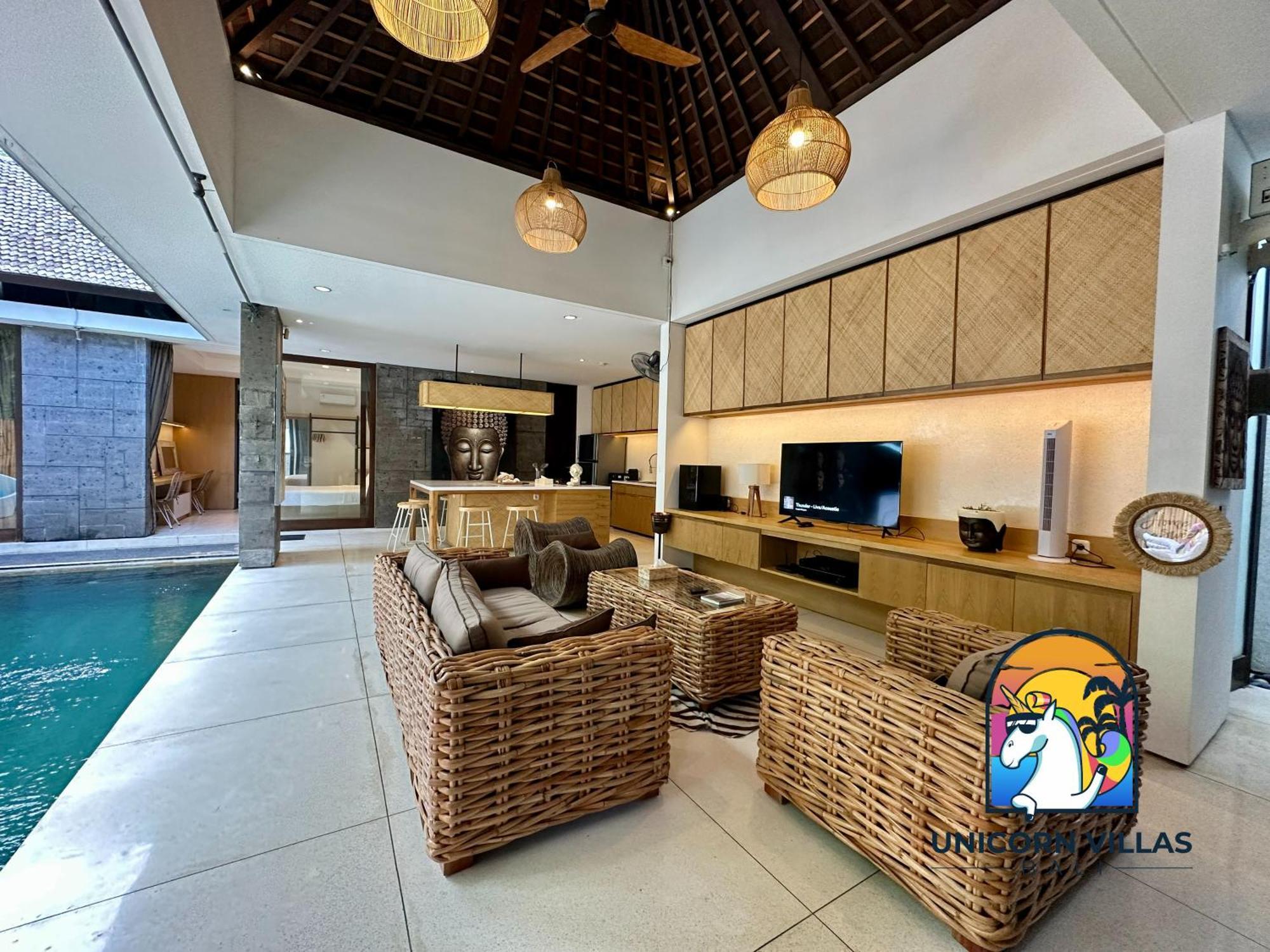 Villa Di Sawah - By Unicorn Villas Bali Керобокан Экстерьер фото